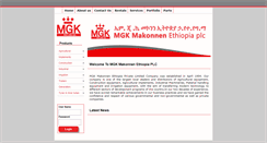 Desktop Screenshot of mgkmakonnen.com